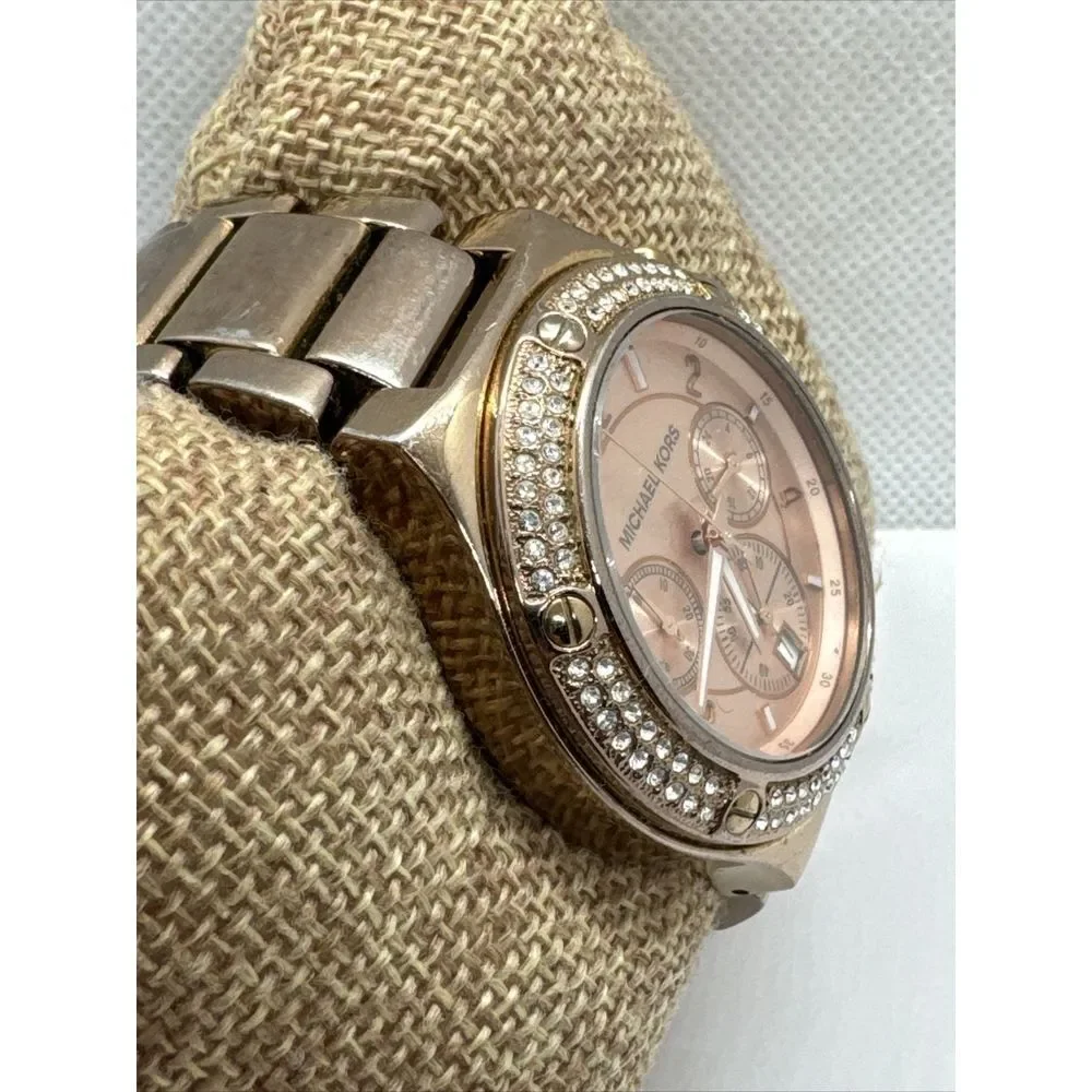 Michael Kors MK5450 Women's Rose Gold Stainless Steel Analog Dial Watch JNA849
